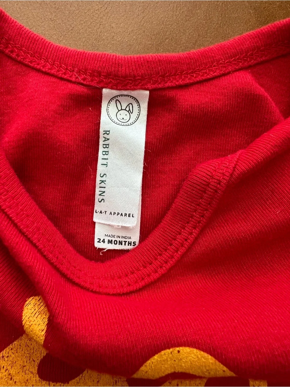 ‘Lil Home Slice’ Pizza Red Baby Onesie, 24mo - Picture 2 of 4